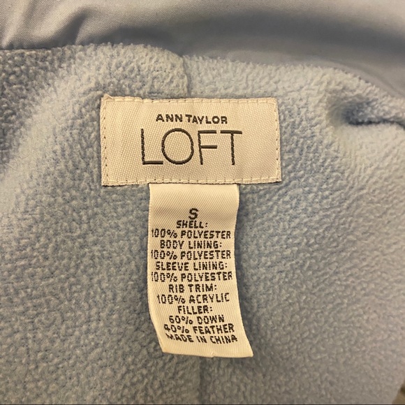 Sky Blue Loft puffer coat - Picture 3 of 4